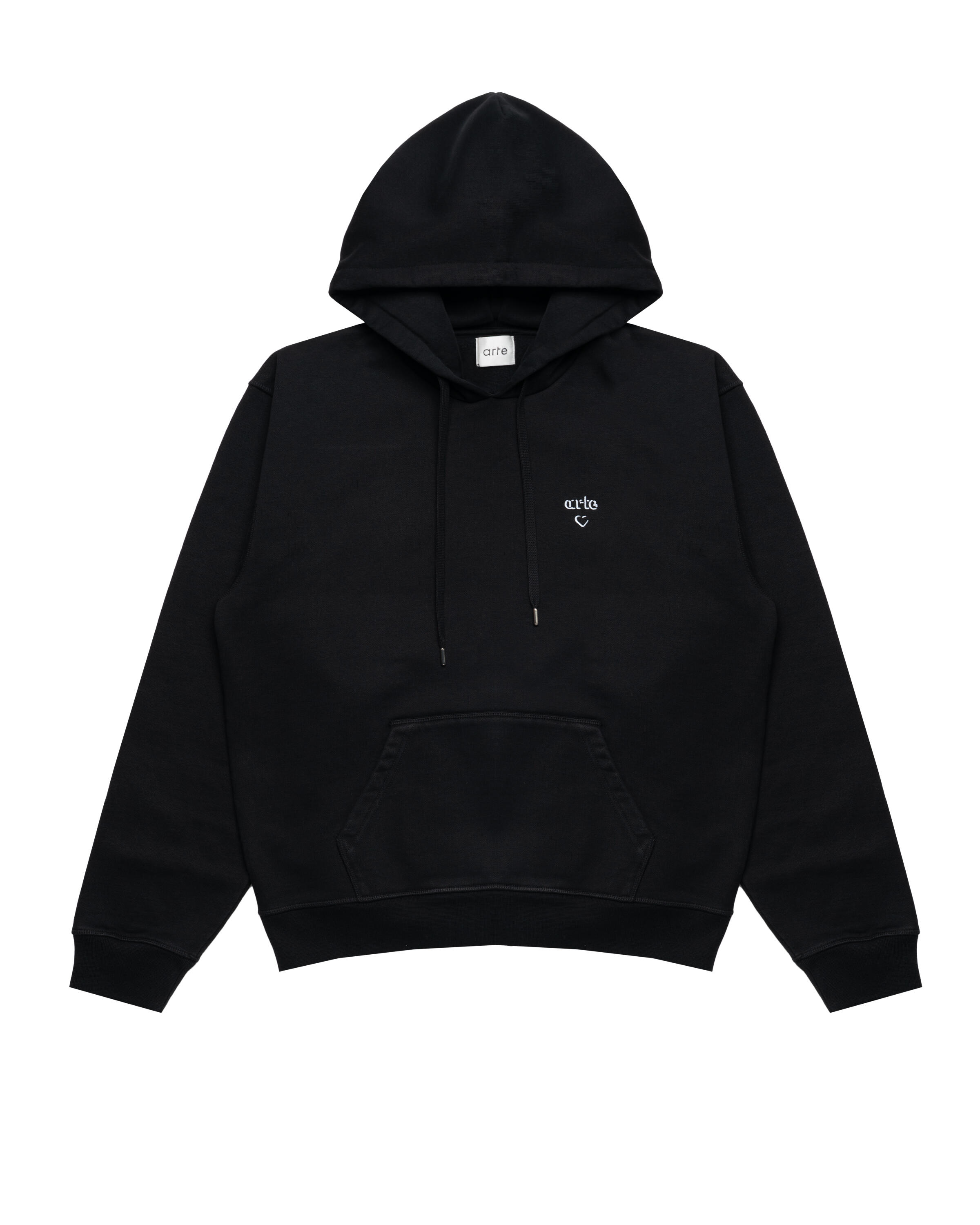 Arte Antwerp Arte Heart Hoodie | AW25-111H-BLK | AFEW STORE
